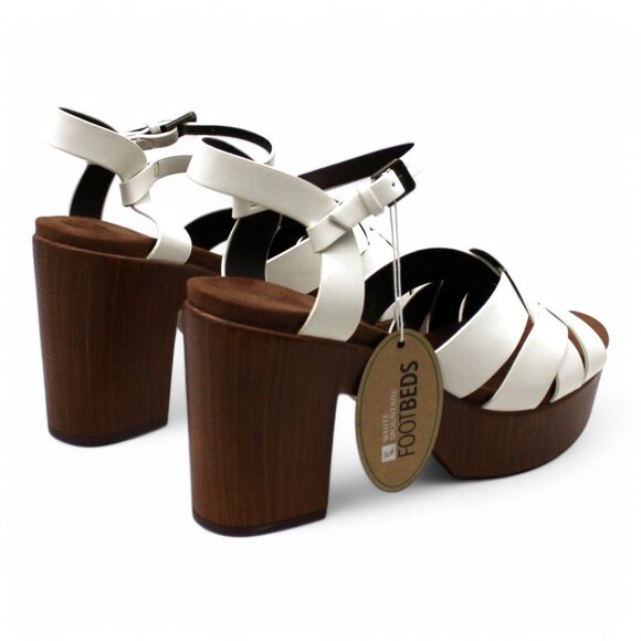 White Mountain White Shoes Sandals - Picture 7 of 8